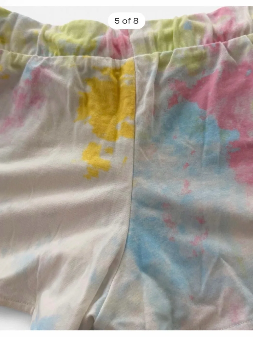Old Navy Pastel Tie-Dye Shorts in Yellow, Blue, Pink